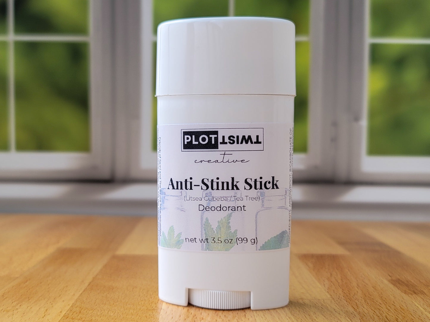 Anti Stink Stick - Handmade Deodorant - Aluminum Free Deodorant