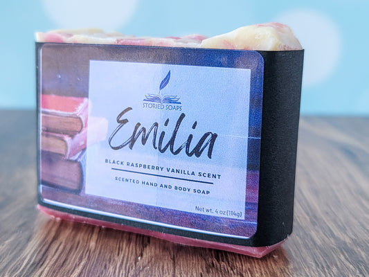 Emilia - Black Raspberry Vanilla Scented Soap